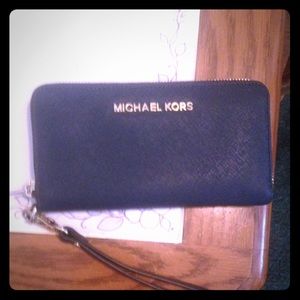 Michael Kors wallet with strap